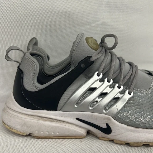 Nike 878069-001 Wmns SZ 11 Air Presto QS 'Metal Mesh' Black Silver Grey - Picture 3 of 9